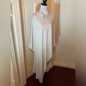 Elegant Mock Neck  Poncho